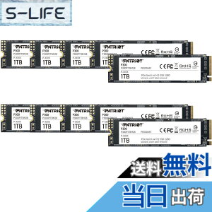 �y���������zPatriot P300 Internal SSD - NVMe PCIe Gen 3x4 - M.2 2280-10 Pack Parent �F�F�u���b�N�A�T�C�Y�F1TB 10 Pack