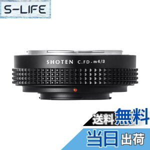 �y���������zSHOTEN �}�E���g�A�_�v�^�[ m43 �F�F�u���b�N�A�T�C�Y�F�L���m��FD�}�E���g