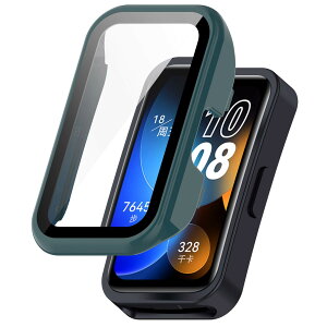 �y���������zHUAWEI Band 9/HUAWEI Band 8 �p �P�[�X �ی� �K���X�t�B���� ��̌^ PC+TPE�ގ� ��d�\�� �S�ʕی� �����^ ���ϋv �����ȒP �ϏՌ� �Ή� HUAWEI Band 9/HUAWEI Band 8 �ی�P�[�X �����ߗ� �w��h