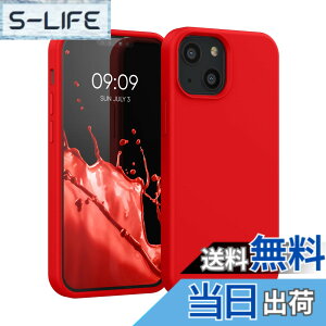 �y���������zkwmobile �X�}�z�P�[�X Apple iPhone 13 mini�Ή� �P�[�X - TPU ���L�b�h �V���R�� �J�o�[ - �ϏՌ� ���h�~ �T���T�� Case �F�F���b�h�A�T�C�Y�FiPhone 13 mini