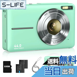 �y���������zLecran �f�W�^���J���� �f�W�J�� �I�[�g�t�H�[�J�X 4400����f 1080P HD�J���� ��u���␳ �y�� �g�ѕ֗� USB C�[�d 2.4�C���`IPS��� 32g�������[�J�[�h�t�� �� �F�F�O���[��
