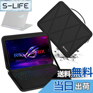 �y���������zSmatree �n�[�hEVA�ی�X���[�u�P�[�X 18�C���` ASUS ROG Strix Scar 18 2025 G835/2024/2023�A ASUS ROG Strix G18 2025 G815/2025 G814/2024/2023�ȂǂɓK�p �h��&�ϏՌ��o�b�O (X8329) �F�F�u���b�N�A�T�C�Y�F1