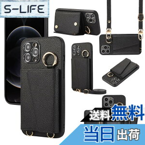 �y���������zXKringCKPTcs Wallet Case for iPhone 12 �F�F�u���b�N�A�T�C�Y�FiPhone 12 Pro