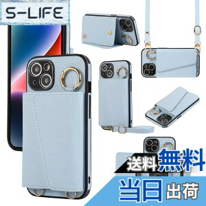 �y���������zXKringCKPTcs Wallet Case for iPhone 14 �F�F�u���[�A�T�C�Y�FiPhone 14 Plus