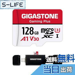 �y���������zGIGASTONE �}�C�N��sd�J�[�h 128-2-1 Core Group-Redwhite �F�F128GB Gaming Plus 1��+Type C�J�[�h���[�_�[