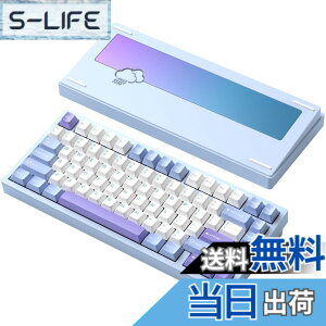 �y���������z�yWOBKEY Rainy 75�L�[�{�[�h�z�J���̂悤�ȑŌ��� ���J�j�J���L�[�{�[�h 3WAY�ڑ� OS�݊��� �z�b�g�X���b�v��VIA�̑Ή� �J�X�^�}�C�Y�� �K�X�P�b�g�f�U�C�� �A���~�j�E���f�ގg�p RG