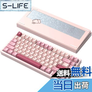 �y���������z�yWOBKEY Rainy 75�L�[�{�[�h�z�J���̂悤�ȑŌ��� ���J�j�J���L�[�{�[�h 3WAY�ڑ� OS�݊��� �z�b�g�X���b�v��VIA�̑Ή� �J�X�^�}�C�Y�� �K�X�P�b�g�f�U�C�� �A���~�j�E���f�ގg�p RG