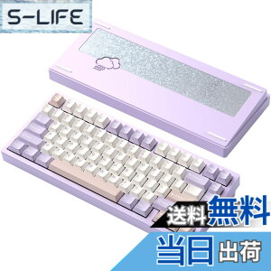 �y���������z�yWOBKEY Rainy 75�L�[�{�[�h�z�J���̂悤�ȑŌ��� ���J�j�J���L�[�{�[�h 3WAY�ڑ� OS�݊��� �z�b�g�X���b�v��VIA�̑Ή� �J�X�^�}�C�Y�� �K�X�P�b�g�f�U�C�� �A���~�j�E���f�ގg�p RG