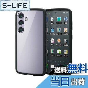 �y���������z�G���R�� Galaxy S24 SC-51E �P�[�X �J�o�[ �n�C�u���b�h�P�[�X �\�t�g ���^ TPU �X�g���b�v �z�[�� �ϏՌ� �Ռ��z�� ���C�����X�[�d�Ή� �F�F�u���b�N