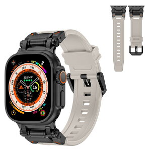 �y���������z[TOORQR] �R���p�`�u�� Apple Watch �o���h �A�b�v���E�H�b�` �Ή� Ultra2/Ultra 49mm Series 10 9 8 7 46mm 45mm 44mm 42mm Apple Watch �x���g�X�e�����X�� �\�t�gTPU�x���h �����ȒP �F�F�u���b�N-�X�^