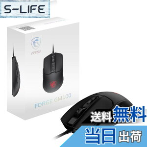 �y���������z�y����zMSI FORGE GM100 �I�v�e�B�J�� �Q�[�~���O�}�E�X �L�� MS0716 �F�F�u���b�N