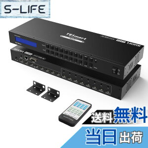 �y���������zTESmart HDMI �}�g���b�N�X 4K EDID�@�\ ��PC���� HDMI �ؑ֊�
