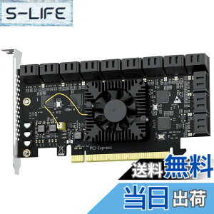 �y���������zGLOTRENDS PCIe SATA ���݃{�[�h �F�FPCIE 3.0 X8�B�A�T�C�Y�F24-Port, X8