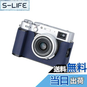 �y���������zSIUTATDSH �J�����n�[�t�P�[�X Fuji X100VI�p�A�r���e�[�W���^���{�v�C���X�^���g�J�����ی�P�[�X �X�^�C���b�V�� �|�[�^�u�� �ϏՌ� �F�FBlueL
