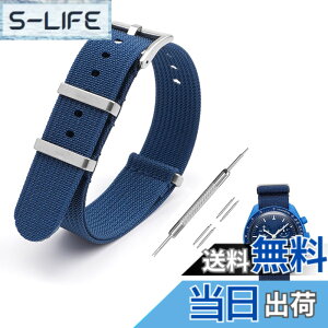 �y���������z[Jumpsunfun] 20mm ���v�o���h for Omega X Swatch Speedmaster MoonSwatch �I���K�ƃX�E�H�b�` �X�s�[�h�}�X�^�[ ���[���X�E�H�b�`�p �~���^���[�i�C�������v�x���g �F�F�u���[