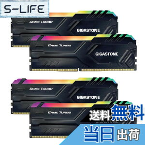 �y���������zPC Memory D4 Group D �F�FDDR4 3200MHz Black RGB Game Turbo 16GBx4�� (64GB)