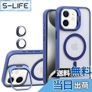 �y���������zKanyaku �p�̃P�[�X MagSafe�Ή� �����Y�ی� �X�^���h �X�g���b�v�z�[���t�� �F�F�u���[�A�T�C�Y�Fiphone12