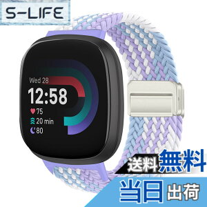 �y���������z[KeeFos] �o���h Fitbit(�t�B�b�g�r�b�g) Versa 4/Versa 3/Sense 2/Sense �Ή� �����o���h �i�C�����f�� ���C�o�b�N�� �}�O�l�b�g���o�b�N�� �ւ��x���g �݊��� �L�k�� �T�C�Y���� �҂݃u���X