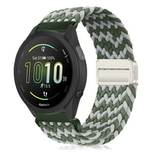 �y���������z[KeeFos] 20mm �o���h Garmin(�K�[�~��) Forerunner 570 42mm/165/245/645/Approach S50/S44/Vivoactive 6/Vivoactive 5/Venu Sq 2/Venu 2 Plus �Ή� �����o���h �i�C�����f�� ���C�o�b�N�� �}�O�l�b�g���o�b�N�� ��