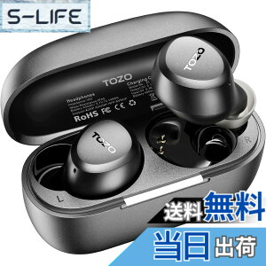 �y���������zTOZO A1 �C���z�� bluetooth ���C�����X�C���z�� ���ቹ�� �g�F�n���� ���^�y�� �}�C�N���� AI �ʘb���m�C�Y���_�N�V���� �J�X�^��EQ �A�v���Ή� �h�� �ő��32���Ԃ̘A���Đ� �Ԃ�[