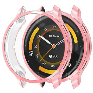 �y���������zTOORQR For GARMIN Venu 3�Ή� �P�[�X �K�[�~��Venu 3 �g�E�H�b�`�P�[�X ��̌^ �ϏՌ� TPU�f�ޒ����^ ���h�~ �S�ʕی� �w��h�~ ��U�h�~ �����x �����ߗ� venu 3 �p �J�o�[ 45mm �F�F�s���N