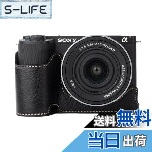 �y���������zRieibi �J�����P�[�X�ASony ZV-E10 II�pPU���U�[�n�[�t�P�[�X�ASony ZV-E10 II�p�ی�P�[�X�ASony ZVE10 II�J�o�[�A�����J�����o�[�W�����ƃn���h�O���b�v�f�U�C�� �F�F�u���b�N