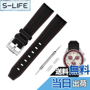 �y���������z[Jumpsunfun] 20mm ���v�o���h for Omega X Swatch Speedmaster MoonSwatch �I���K�ƃX�E�H�b�`�p�V���R���x���g Quick Release �����H��t�� �F�F�u���b�N�E���b�h�X�e�b�`