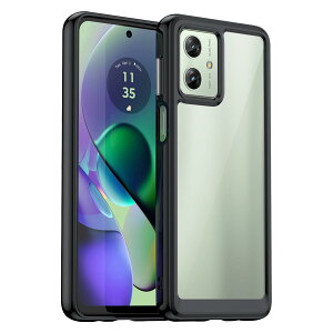 �y���������zKeeFos �P�[�X �ی�P�[�X TPU+PC ���� ���΂ݖh�~ �X�}�z�P�[�X �ϏՌ� �ČRMIL�K�i �����h�~ �J�o�[ �y�� ���^ �_�炩�� �ی�J�o�[ �F�F�u���b�N�A�T�C�Y�FMotorola Moto G64 5G/Moto G64Y 