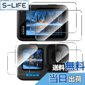 �y���������z�Ή� GoPro Hero 13 �ی�t�B���� �K���X�t�B���� �y6���Z�b�g�z gopro hero13 black �p�� �t�B���� �����K���X ��ʕی� �J�o�[ ���{���Ɏq�� �d�x9H �ϏՌ� ��U�h�~ �C�A�[�� �\��t��