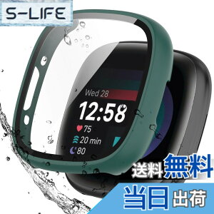 �y���������zBOOLINN For Fitbit sense2 �J�o�[/Fitbit versa4 �J�o�[ 3D���p�G�b�W �����^ PC+�K���X�f�� ��̌^ �t�@�[�E�F fitbit sense2 �P�[�X/fitbit versa4 �P�[�X �Ή� �����ߗ� �L�Y�h�~ �w��h�~ �ȒP��