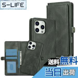 �y���������zfor iPhone 16 Many Card Slots 2in1 Detachable Wallet Case �F�F�O���[���A�T�C�Y�FiPhone 16 Pro