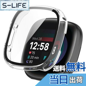 �y���������zKANOYO �Ή� Fitbit Sense 2/Versa 4 �P�[�X Fitbit sense2/Versa 4 �J�o�[ �[�d�Ή� �S�ʕی� PC�f��+�����K���X�t�B���� ��̌^ �ی�P�[�X �E���ȒP �ϏՌ� �w��h�~ ���h�~ �L�Y�h�~(�u���b