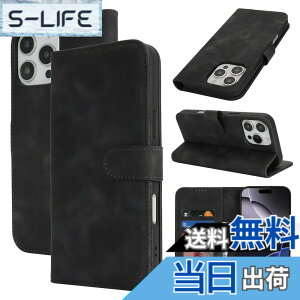 �y���������zSZBQBfg for iPhone 16 leather case �F�F�u���b�N�A�T�C�Y�FiPhone 16 Pro Max