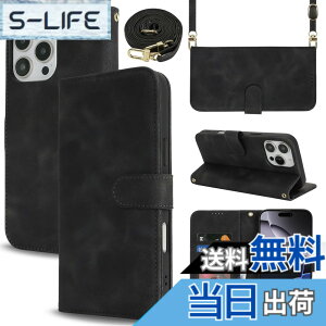 �y���������zSZBQBfg for iPhone 16 leather case �F�F����t��-�u���b�N�A�T�C�Y�FiPhone 16 Pro Max