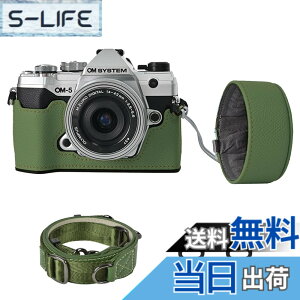 �y���������zVOVMOEYA �J�����P�[�X For Olympus OM-5/OM-D E-M5 III�COM-5�{�f�B�P�[�X For Olympus E-M5 III�J�����P�[�X OM5 �J�����ی�J�o�[ PU���U�[ D��l�W���t�� ��ʊJ�� �d�r���� �S�ʕی� �X�g���b�v