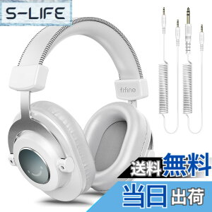 �y���������zFIFINE ���j�^�[�w�b�h�z�� DJ�w�b�h�z�� �w�b�h�t�H�� �L�� 3.5mm 6.35mm �P�[�u�� ���^ �I�[�o�[�C���[ PC/�~�L�T�[/�I�[�f�B�I�C���^�[�t�F�[�X/�|�[�^�u���v���[���[�Ή� ���y