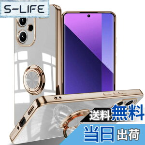 �y���������zLuFiYa �X�}�z�P�[�X Xiaomi Redmi Note 13 Pro+ 5G �p �P�[�X �����O�t�� �J�o�[ TPU�f�� �X�^���h�@�\ �X�}�z�P�[�X �y�� �ϏՌ� ���� �C�菝�h�~ �����h�~ �ԍڃz���_�[ 360°��] �P�[�X X