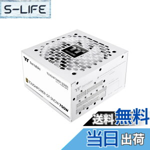 �y���������zThermaltake TOUGHPOWER GT ATX 3.1/PCI Express 5.1�Ή� 80PLUS GOLD PC�d�����j�b�g �F�F�z���C�g�A�T�C�Y�F750W