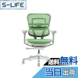 �y���������z�G���S�q���[�}��2(Ergohuman2) �I�t�B�X�`�F�A �F�F�t���[��:GRAY / ���b�V��:GREEN�A�T�C�Y�F���[�^�C�v