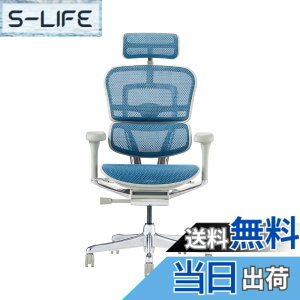 �y���������z�G���S�q���[�}��2(Ergohuman2) �I�t�B�X�`�F�A �F�F�t���[��:GRAY / ���b�V��:BLUE�A�T�C�Y�F�n�C�^�C�v