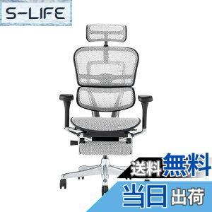 �y���������z�G���S�q���[�}��2(Ergohuman2) �I�t�B�X�`�F�A �F�F�t���[��:BLACK / ���b�V��:WHITE�A�T�C�Y�F�n�C�^�C�v�E�I�b�g�}������