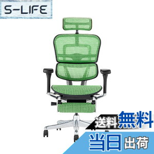 �y���������z�G���S�q���[�}��2(Ergohuman2) �I�t�B�X�`�F�A �F�F�t���[��:BLACK / ���b�V��:GREEN�A�T�C�Y�F�n�C�^�C�v�E�I�b�g�}������