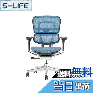 �y���������z�G���S�q���[�}��2(Ergohuman2) �I�t�B�X�`�F�A �F�F�t���[��:BLACK / ���b�V��:BLUE�A�T�C�Y�F���[�^�C�v