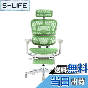 �y���������z�G���S�q���[�}��2(Ergohuman2) �I�t�B�X�`�F�A �F�F�t���[��:GRAY / ���b�V��:GREEN�A�T�C�Y�F�n�C�^�C�v�E�I�b�g�}������
