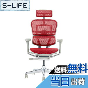 �y���������z�G���S�q���[�}��2(Ergohuman2) �I�t�B�X�`�F�A �F�F�t���[��:GRAY / ���b�V��:RED�A�T�C�Y�F�n�C�^�C�v