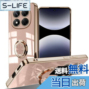 �y���������zLuFiYa �P�[�X �����O�t�� �J�o�[ TPU�f�� �X�^���h�@ �X�}�z�P�[�X �y�� �ϏՌ� ���� �C�菝�h�~ �����h�~ �ԍڃz���_�[ 360°��] �P�[�X �F�F�s���N�A�T�C�Y�FXiaomi Redmi Note 14 Pro 5