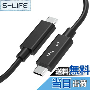 �y���������zUSB-C Thunderbolt 5 �P�[�u�� POTRRCIUSUER �T���_�[�{���g5 80Gbps �o�����f�[�^�]�� 240W PD�Ή� 8K/60Hz [Thuderbolt 4 / Thunderbolt 3, USB4 �݊�] �X�}�[�g�t�H���E�^�u���b�g�E�Q�[���@�̃^�C�vc�@