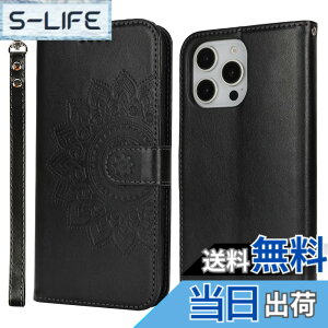 �y���������zR61PUwallet for iPhone16 leather case �F�F�ԕ�-�u���b�N�A�T�C�Y�FiPhone 16 Pro Max