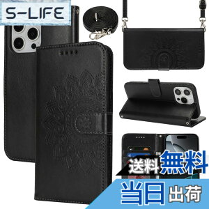 �y���������zR61PUwallet for iPhone16 leather case �F�F����t���ԕ�-�u���b�N�A�T�C�Y�FiPhone 16 Pro