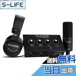 �y���������zM-AUDIO M-Track Duo HD �I�[�f�B�I�C���^�[�t�F�C�X USB-C�Ή� 24bit�E192kHz 2�C��2�A�E�g(XLR/TRS�Ή�) ���R�[�f�B���O�E�z�M�E�|�b�h�L���X�g�Ή� �\�t�g�E�F�A�X�C�[�g�t�� �F�F�u���b